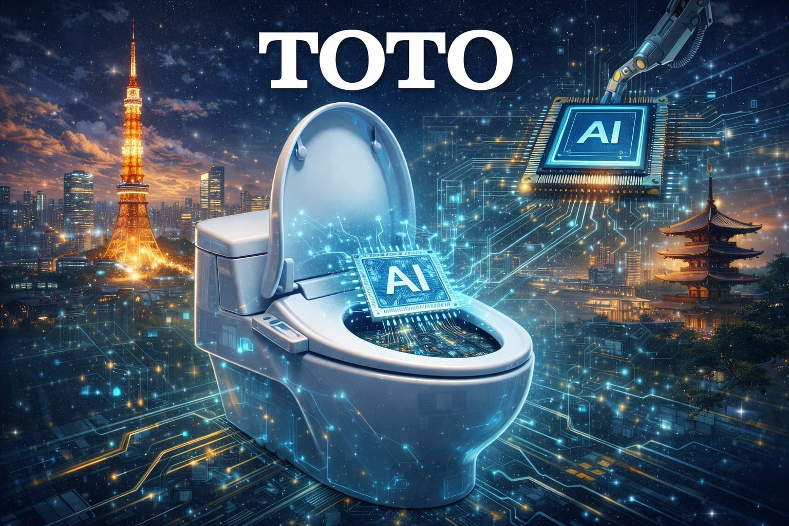 Japan's toilet maker Toto funds AI chip manufacturing