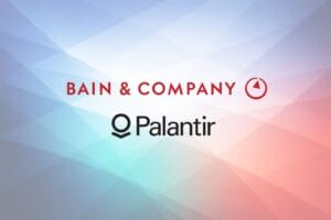 Bane & company and Palantir logos