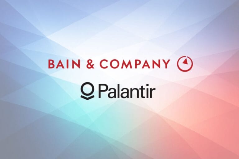 Bane & company and Palantir logos