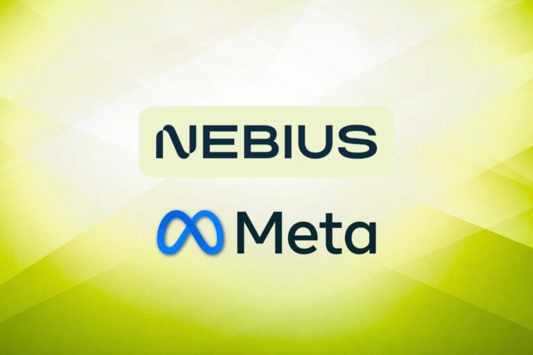 Nebius and meta logos