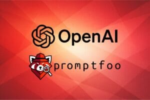 OpenAI and Promptfoo logos