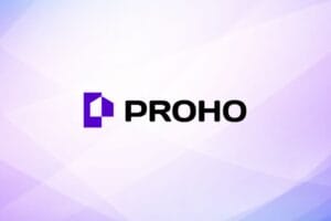 Proho logo with purple background