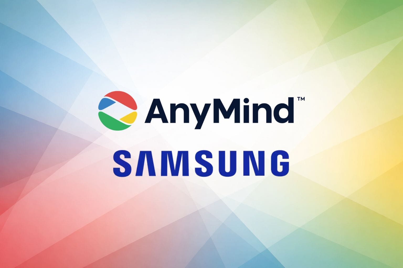 Anymind and Samsung logos