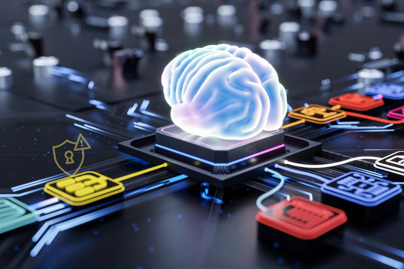 brain with security risk