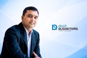 Deep Algo logo and co founder image