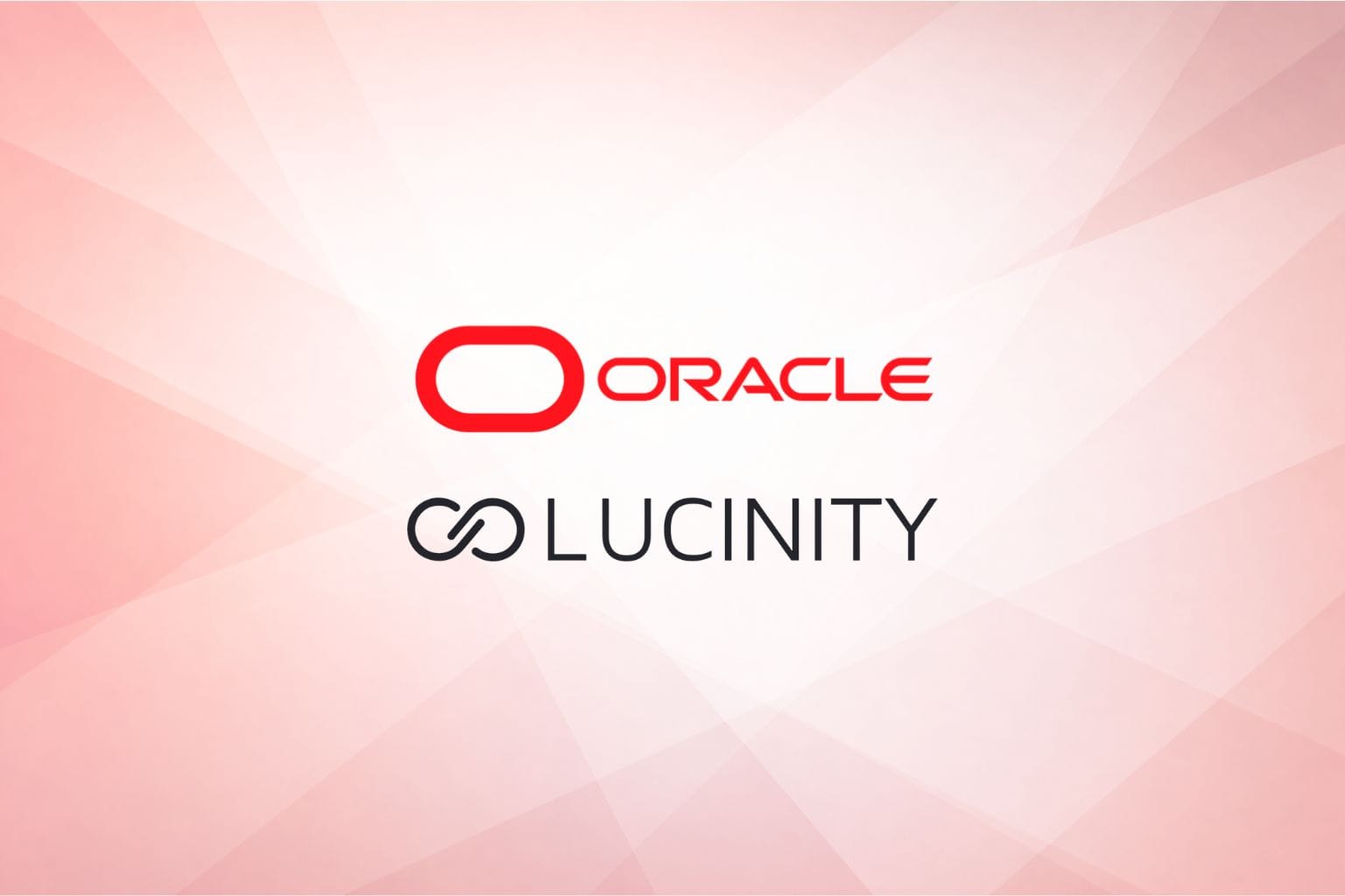 Oracle and lucinity logo