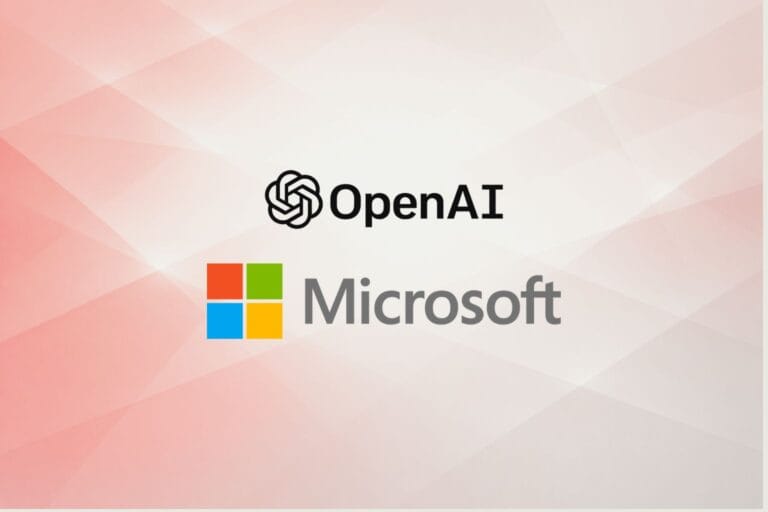 Microsoft and OpenAI logos