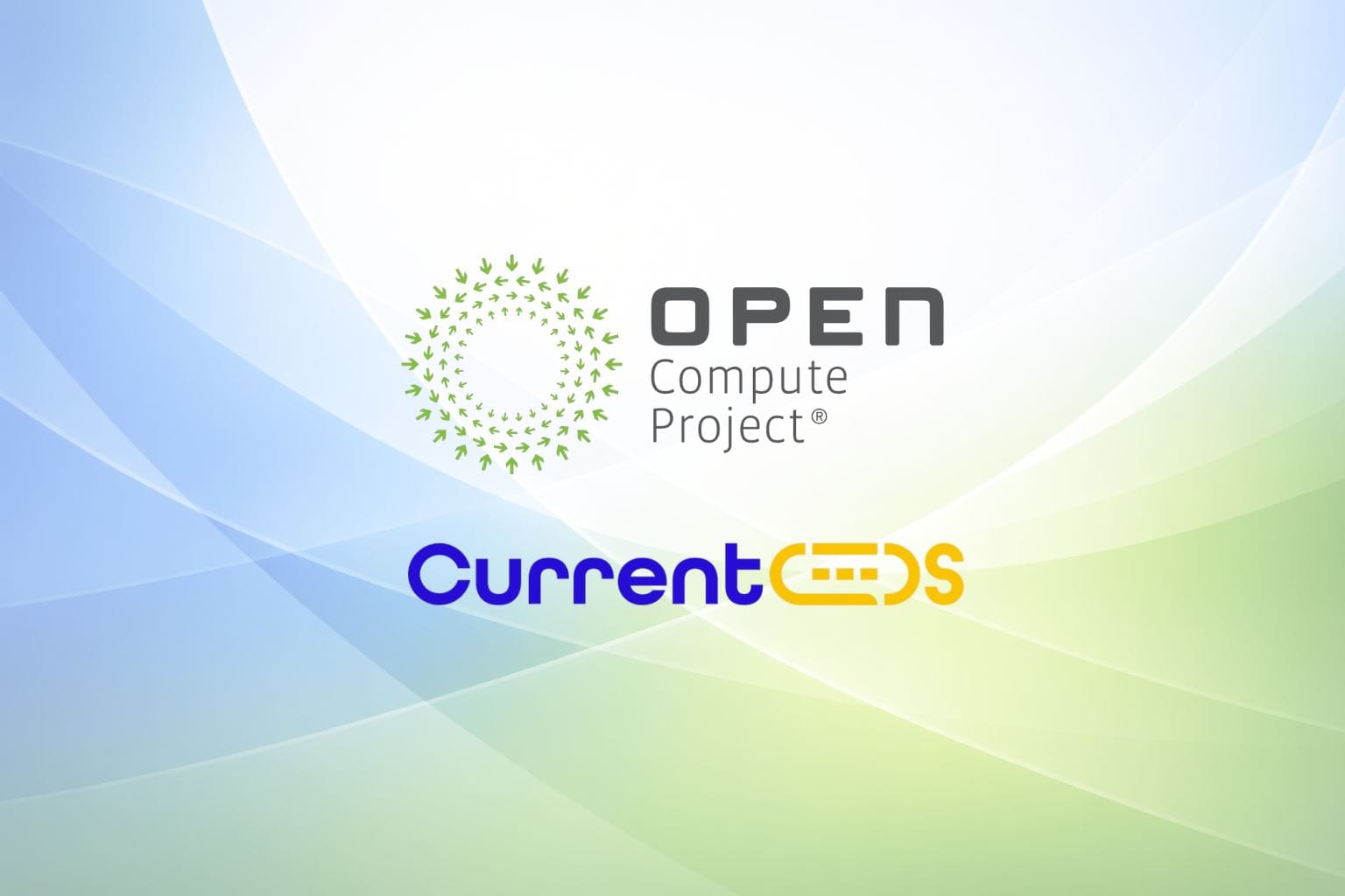 Open Compute Project and CurrentOS logos