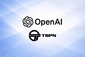 Logo of Open AI and TBPN