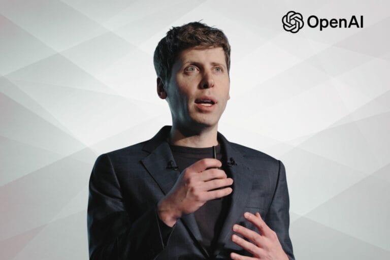 Sam Altman Open AI logo