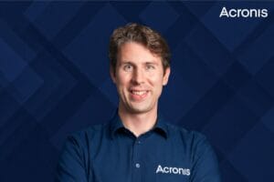 Acronis logo and founder