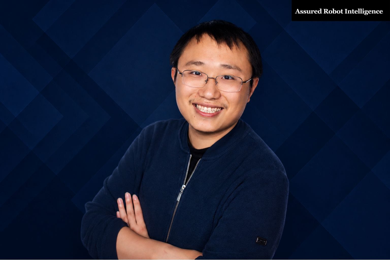 Assured Robotics logo and founder