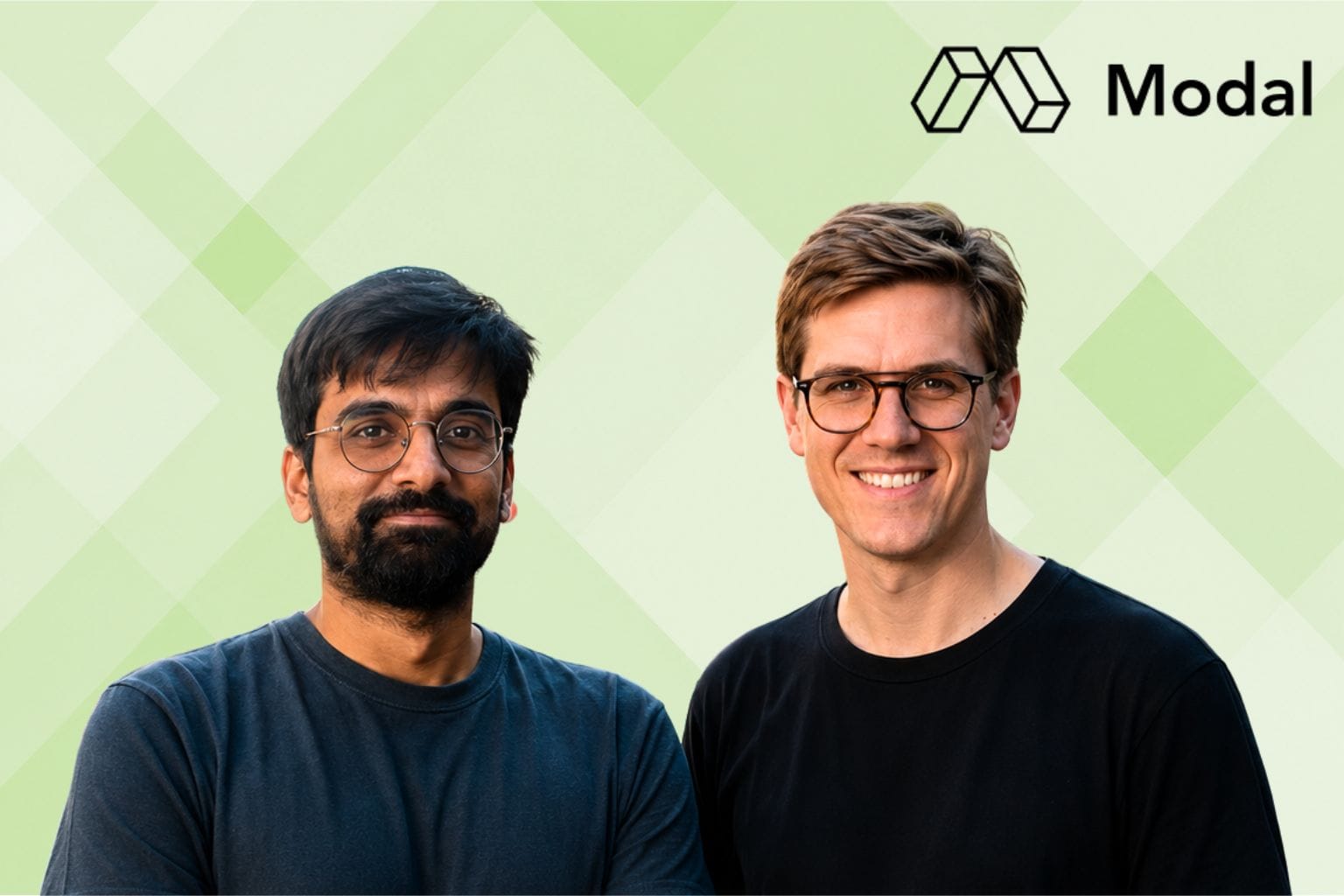 Modal labs logo and founder