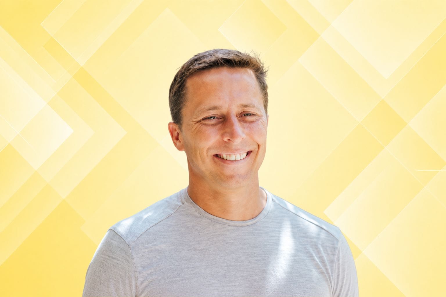 James Dyett picture with yellow background