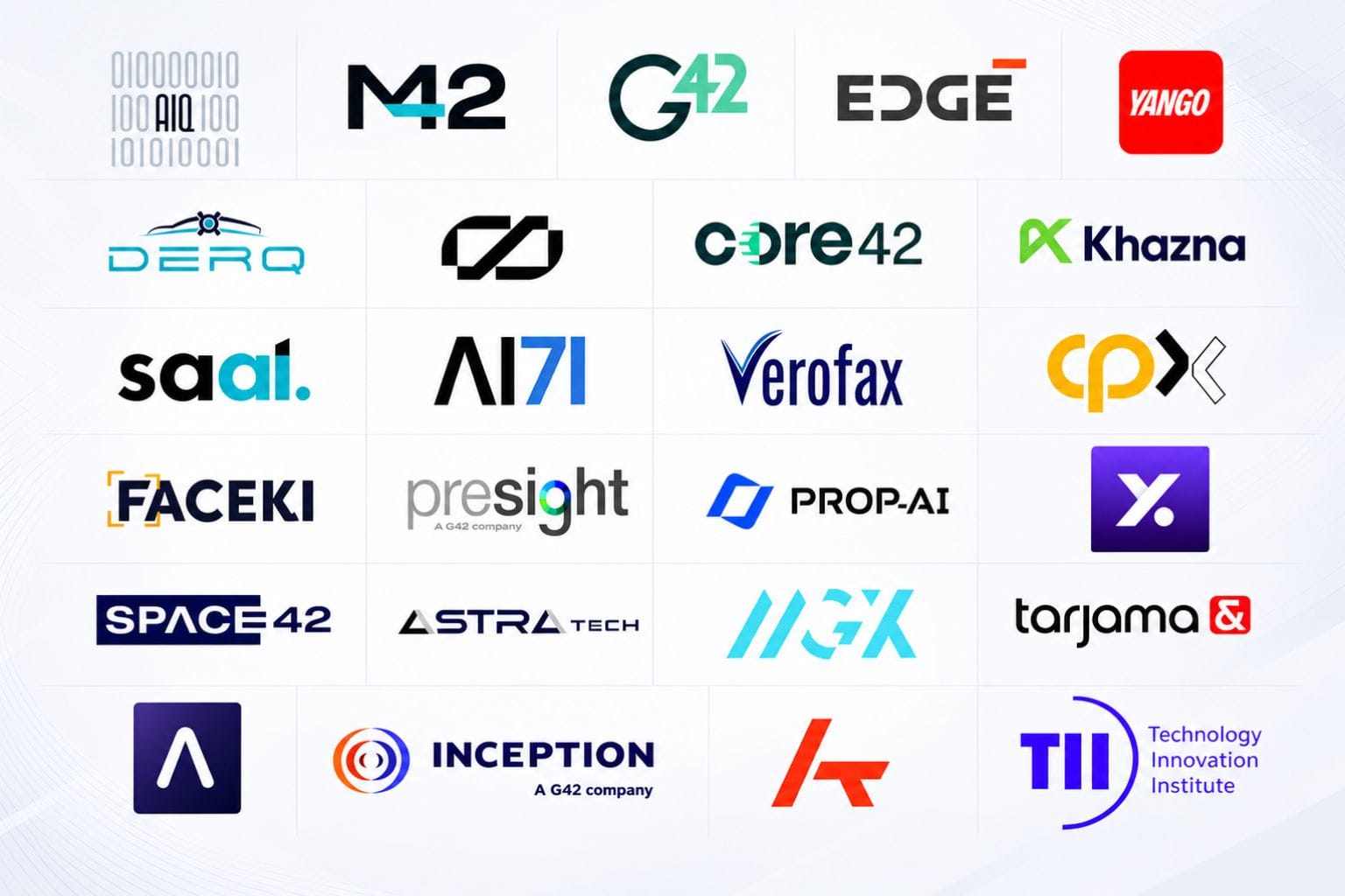 UAE AI Companies logos
