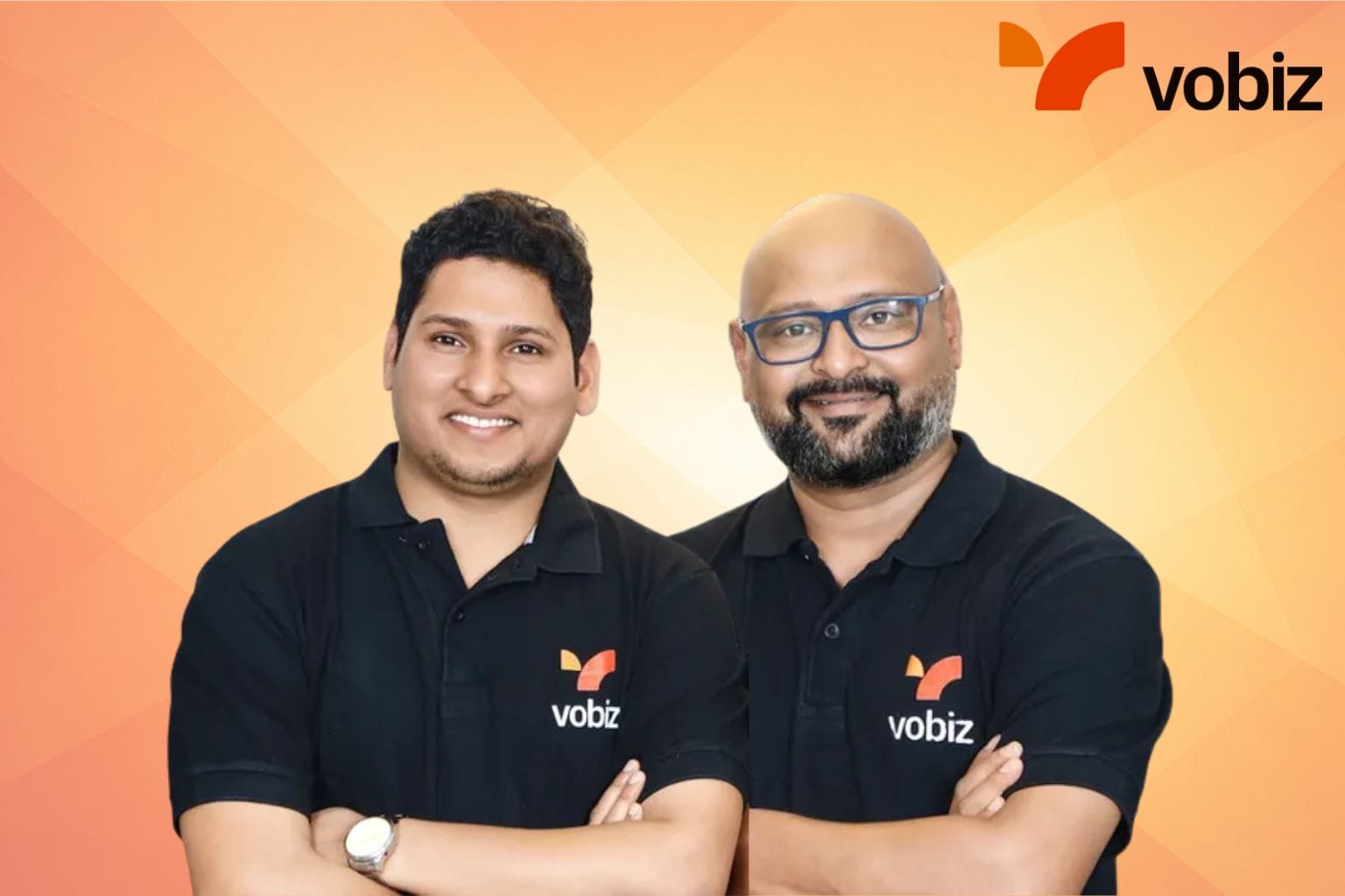 Vobiz founders and logo image