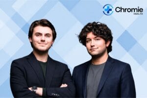 Chromie health logo and founders