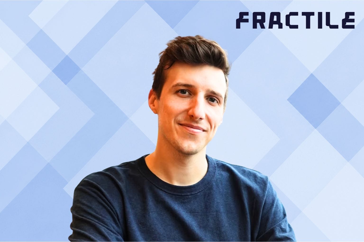 Fractile logo and founder