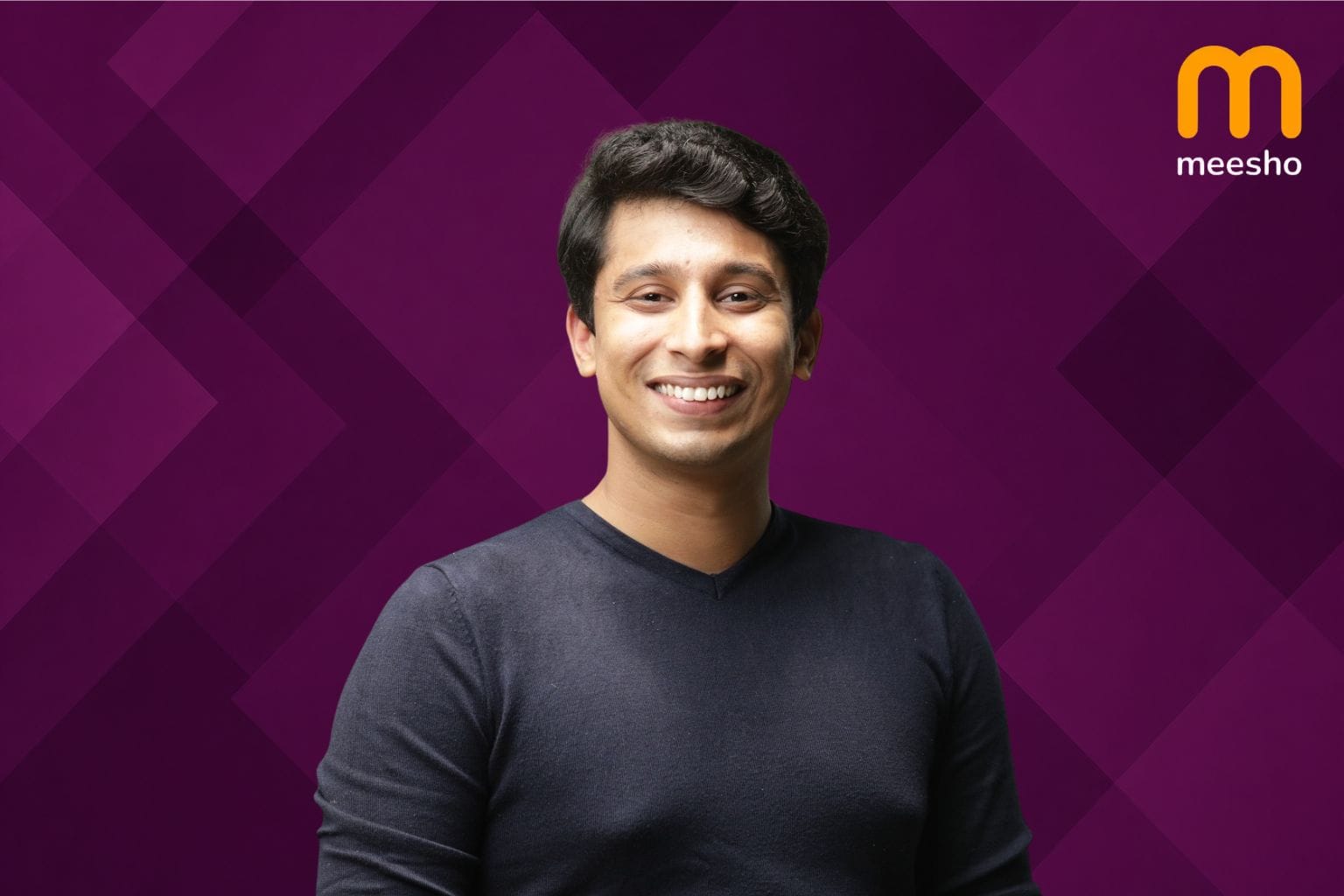 Meesho founder and logo