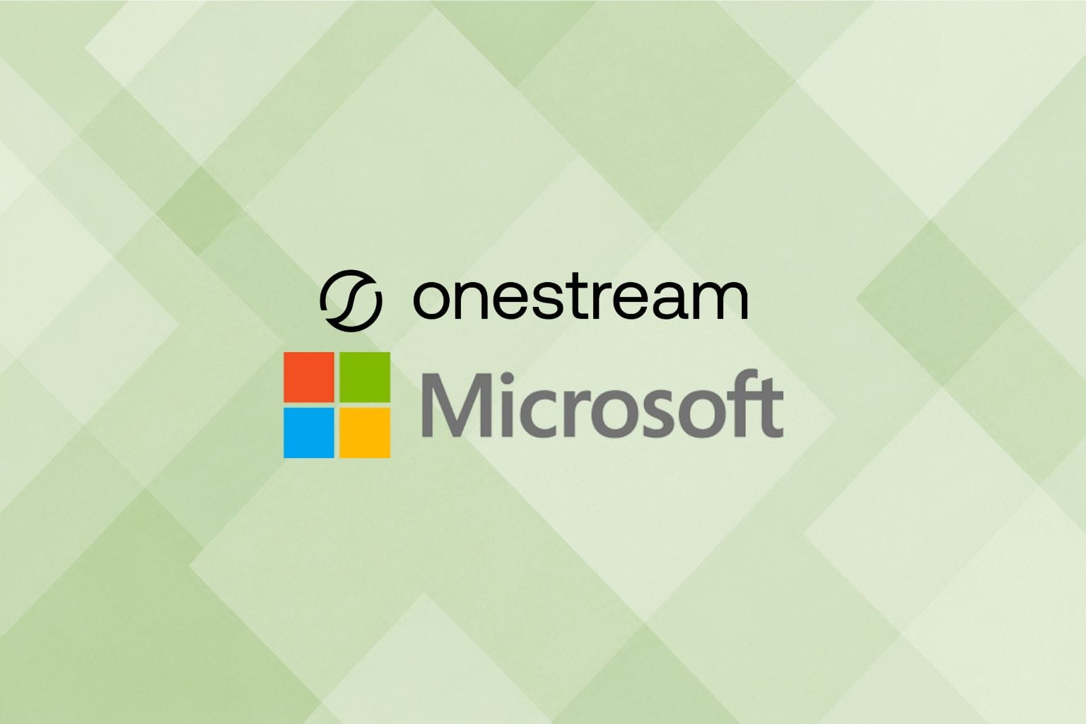 microsoft and onestream logo