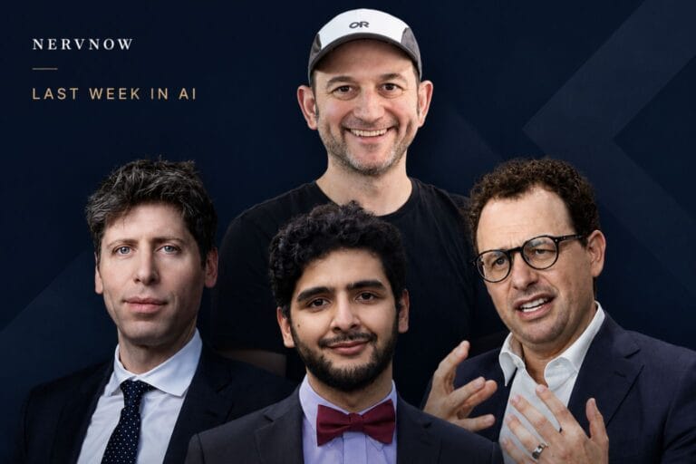 AI industry leaders featured in NervNow's Last Week in AI roundup, highlighting major developments in artificial intelligence.